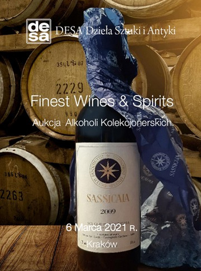 01.03.2021  - The first Auction of Collectors’ Wines and Spirits in Poland