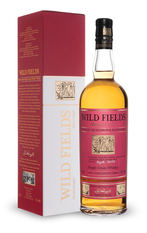 Wild Fields Sherry Cask Single Grain Polish Whisky 0,7L 44% Gbox