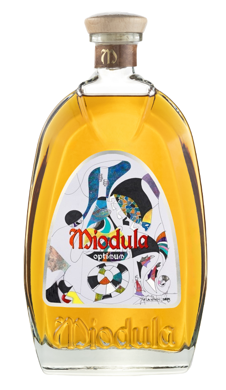 Oryginalna Leżakowana Miodula Prezydencka Margaux Cask 0,5L 40% - edycja Optimum Jan Kanty Pawluśkiewicz