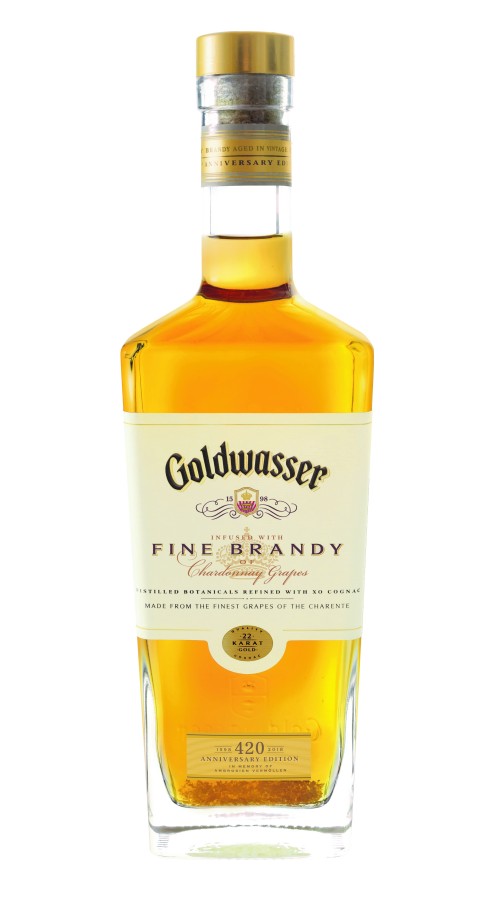 Original Danziger Goldwasser infused with Fine Brandy of Chardonnay Grapes 0.7L 40%