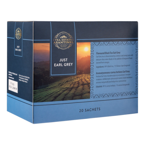Asantinel Tea Estate Just Earl Grey - Aromatyzowana czarna herbata Earl Grey