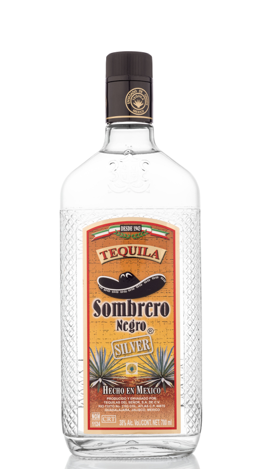 Tequila Sombrero Negro Silver 0.7L 38%