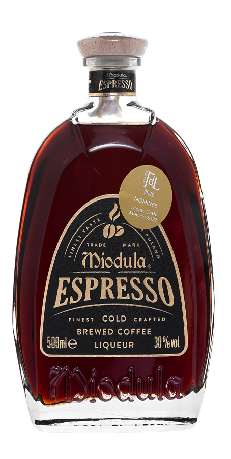 Miodula® Espresso cold brewed coffee liqueur