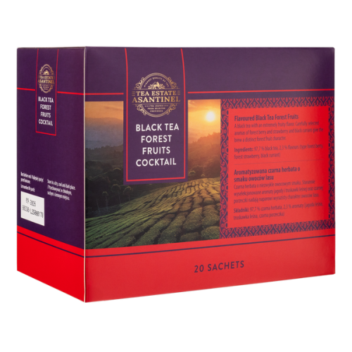 Asantinel Tea Estate Black Tea Forest Fruits Cocktail - Aromatyzowana czarna herbata o smaku owoców lasu