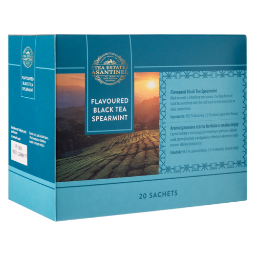 Asantinel Tea Estate Flavoured Black Tea Spearmint- Aromatyzowana czarna herbata o smaku mięty
